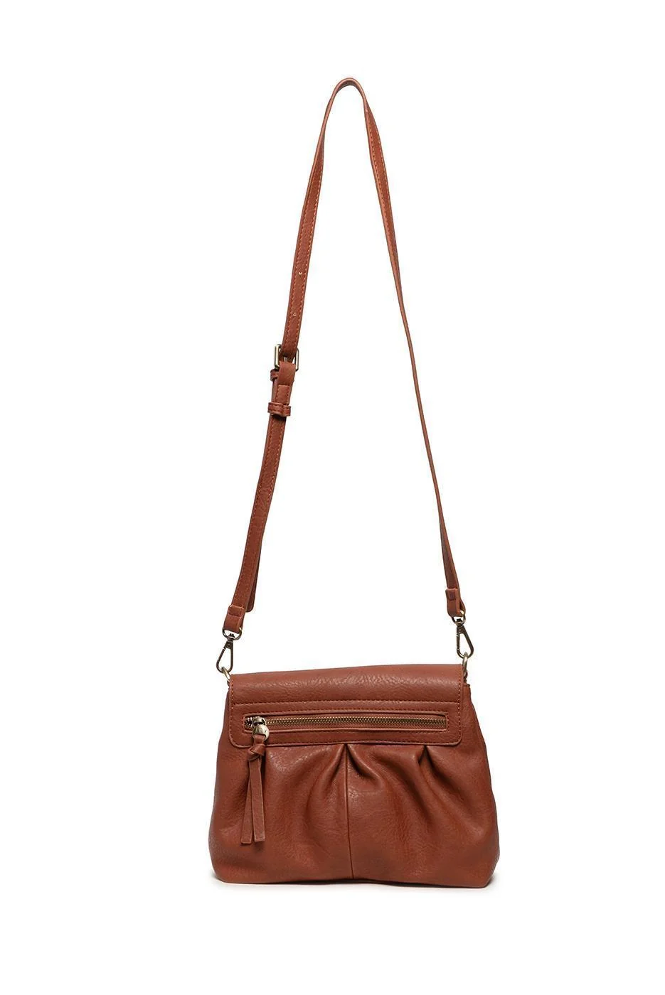 Adrienne Pleated Flap Crossbody / Click for Colors