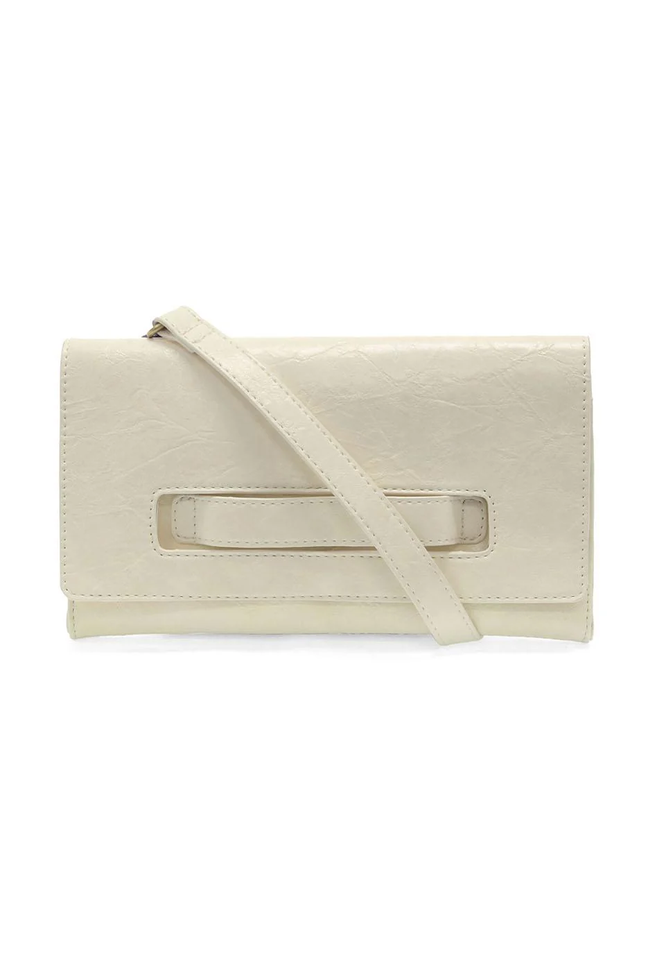Joy Susan Caterina Handle Clutch Crossbody in Ivory