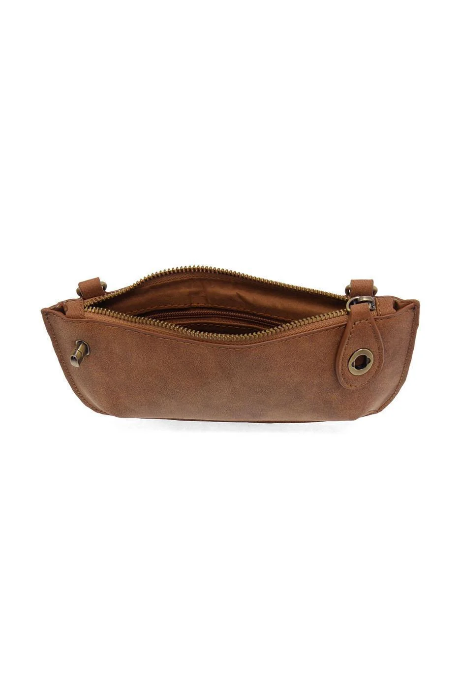 Faux Suede Mini Crossbody Wristlet Clutch / Click for Colors