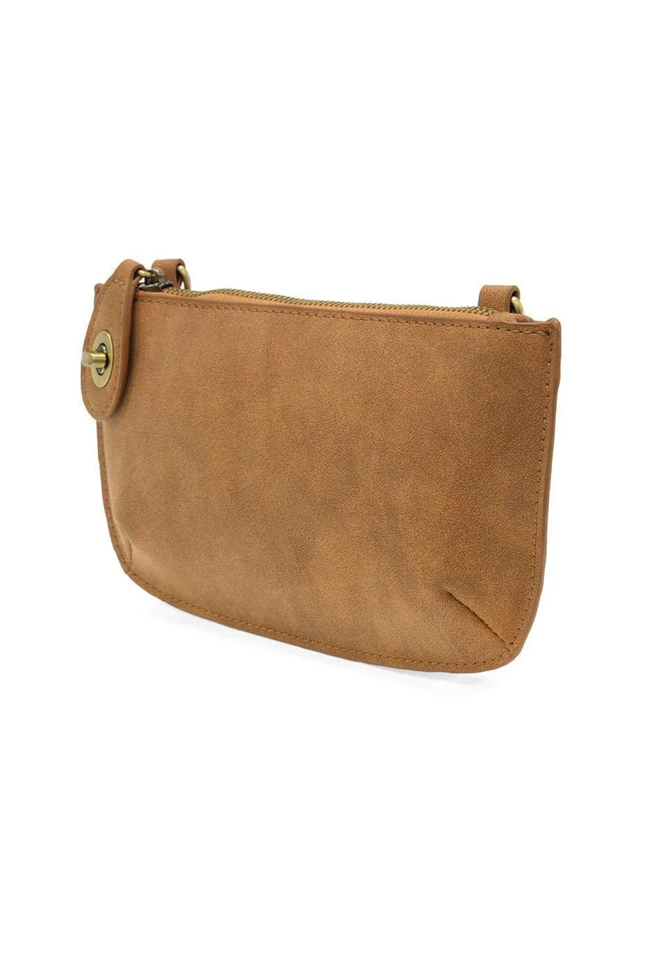 Faux Suede Mini Crossbody Wristlet Clutch / Click for Colors