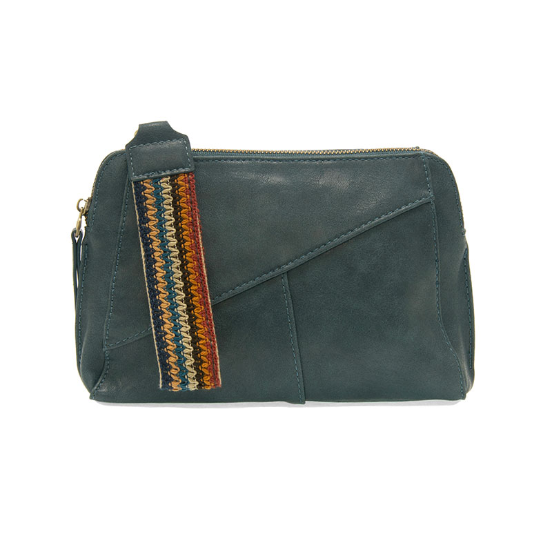 Gigi Crossbody with Woven Wristlet Strap