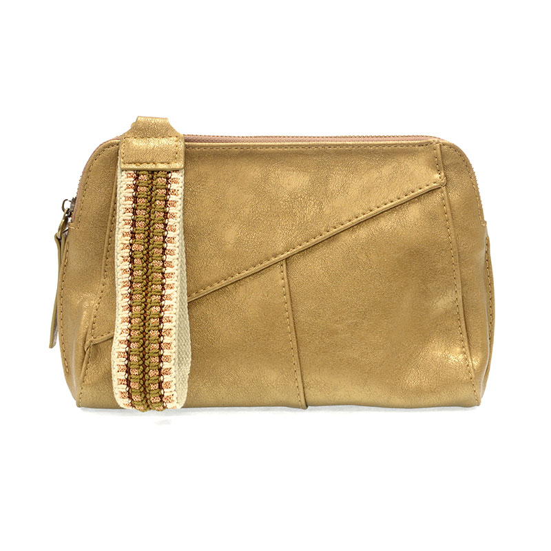 Gigi Crossbody with Woven Wristlet Strap