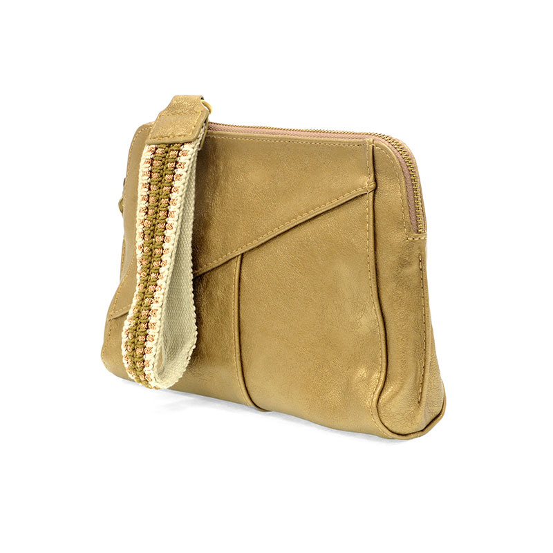 Gigi Crossbody with Woven Wristlet Strap