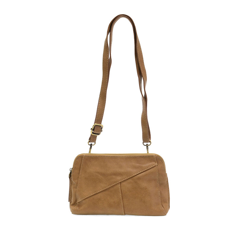 Gigi Crossbody with Woven Wristlet Strap