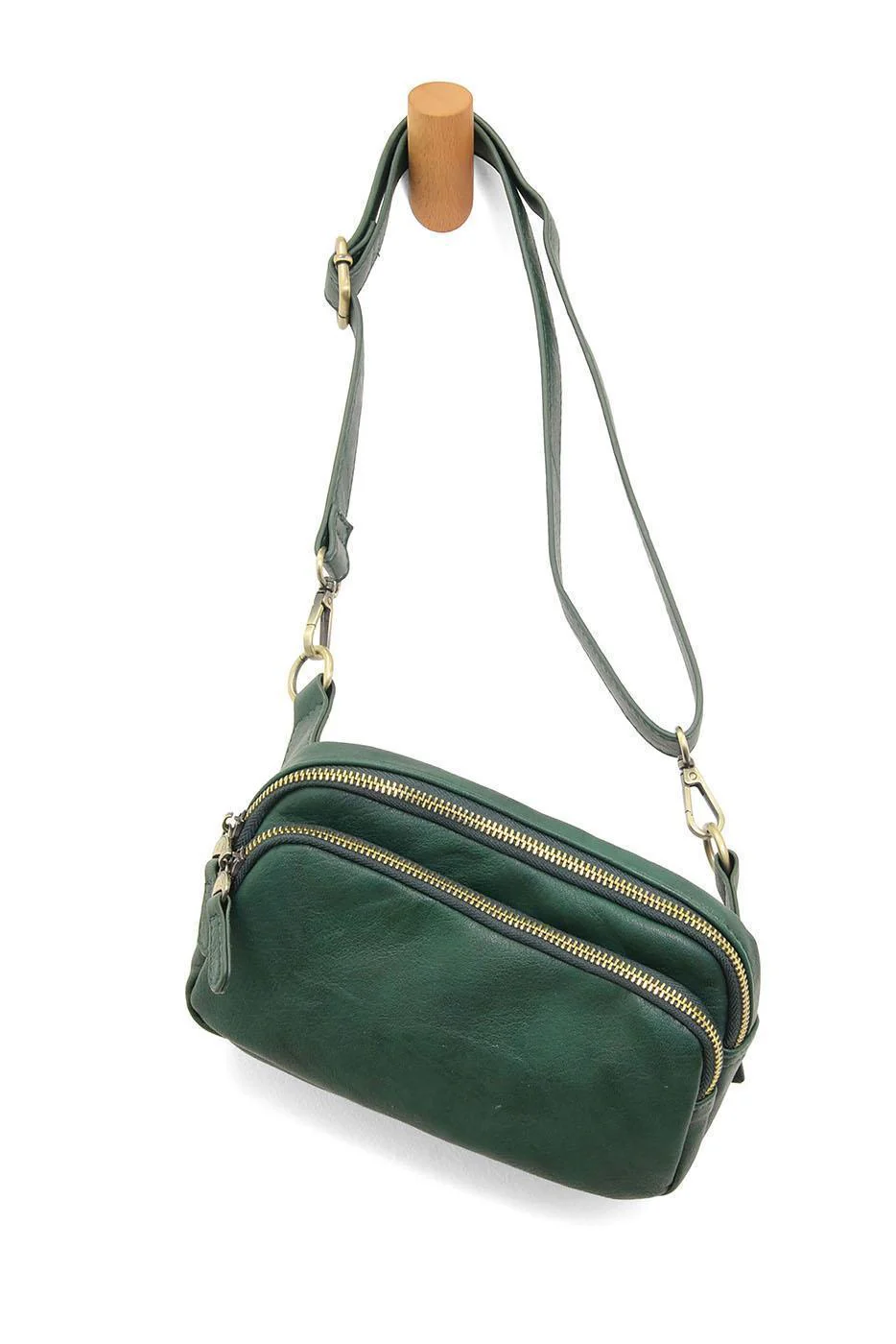 Kylie Double Zip Sling Belt Bag