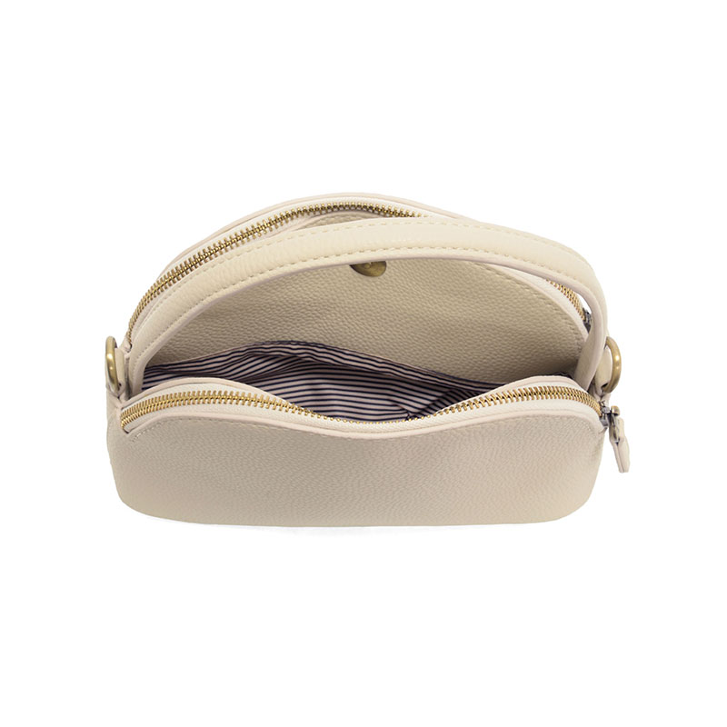 Larissa Double Zip Dome Crossbody