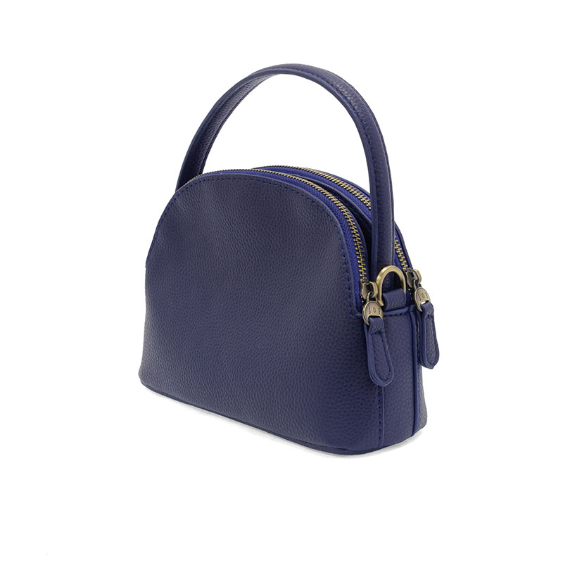 Larissa Double Zip Dome Crossbody