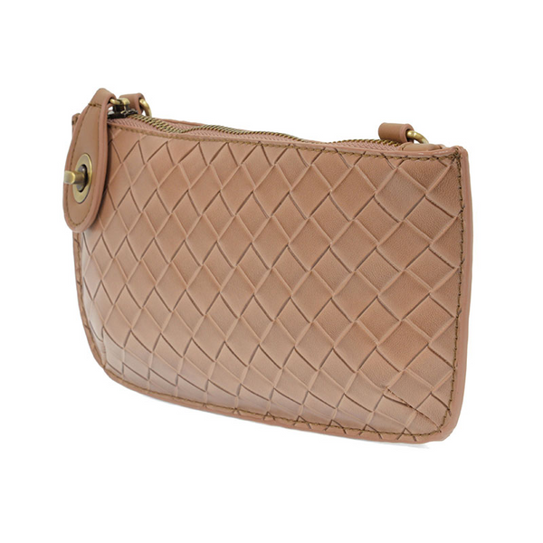 Mini Woven Wristlet Clutch