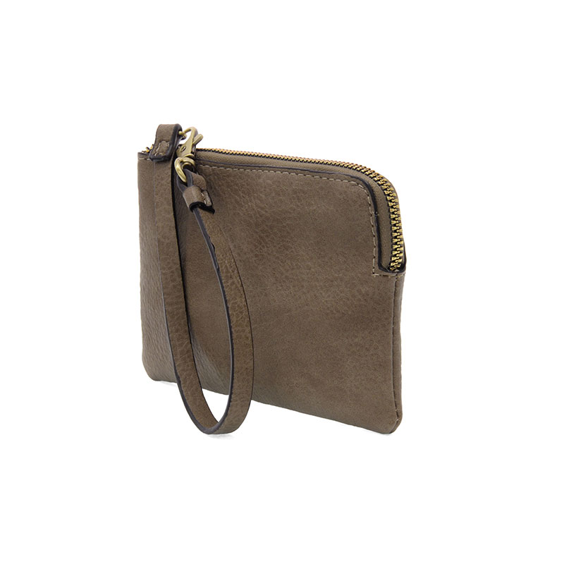 Joy Susan Pippa Wristlet Pouch Taupe
