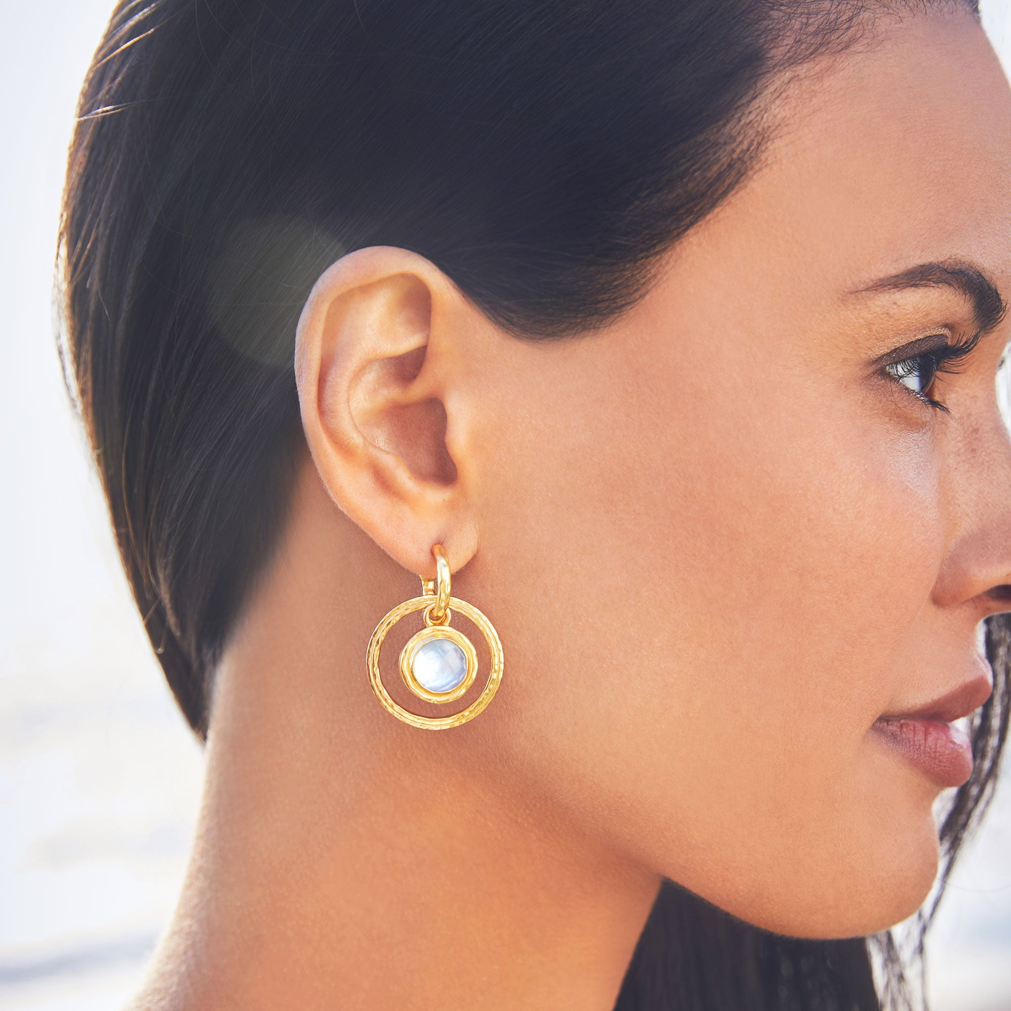 Julie Vos Astor Pearl 6-in-1 Charm Earring