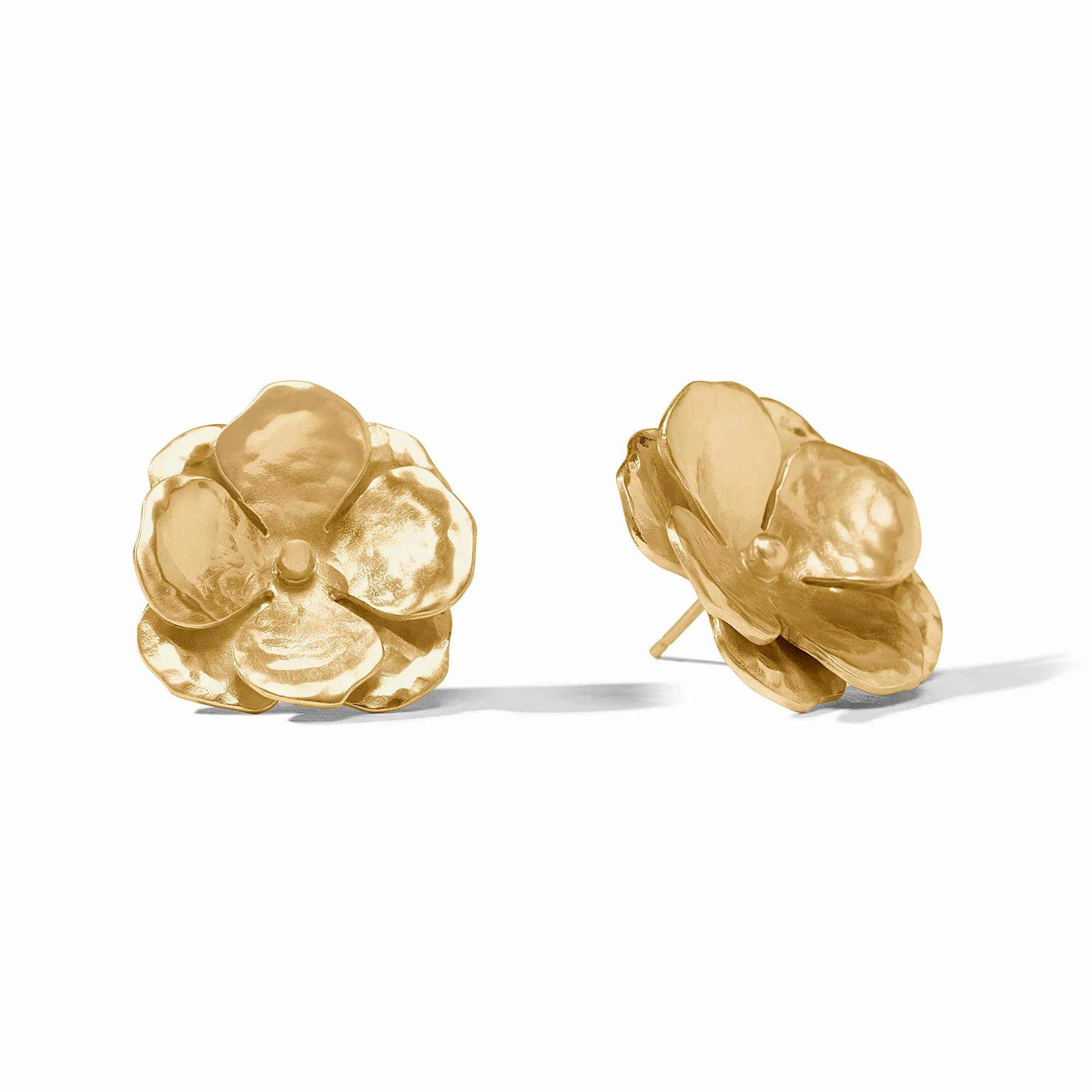 Julie Vos Bloom Gold Statement Stud Earring