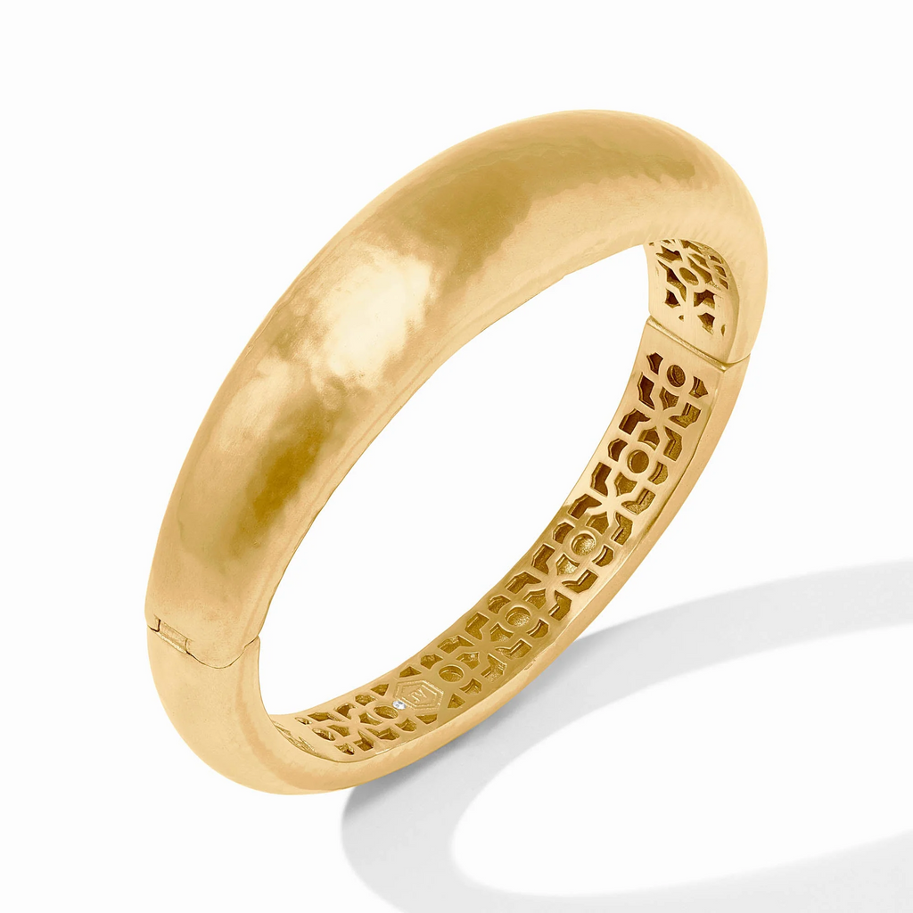 Julie Vos Catalina Gold Demi Hinge Bangle