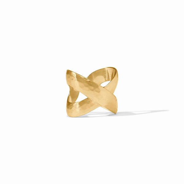 Julie Vos Catalina Gold X Ring