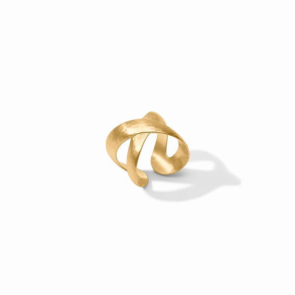 Julie Vos Catalina Gold X Ring