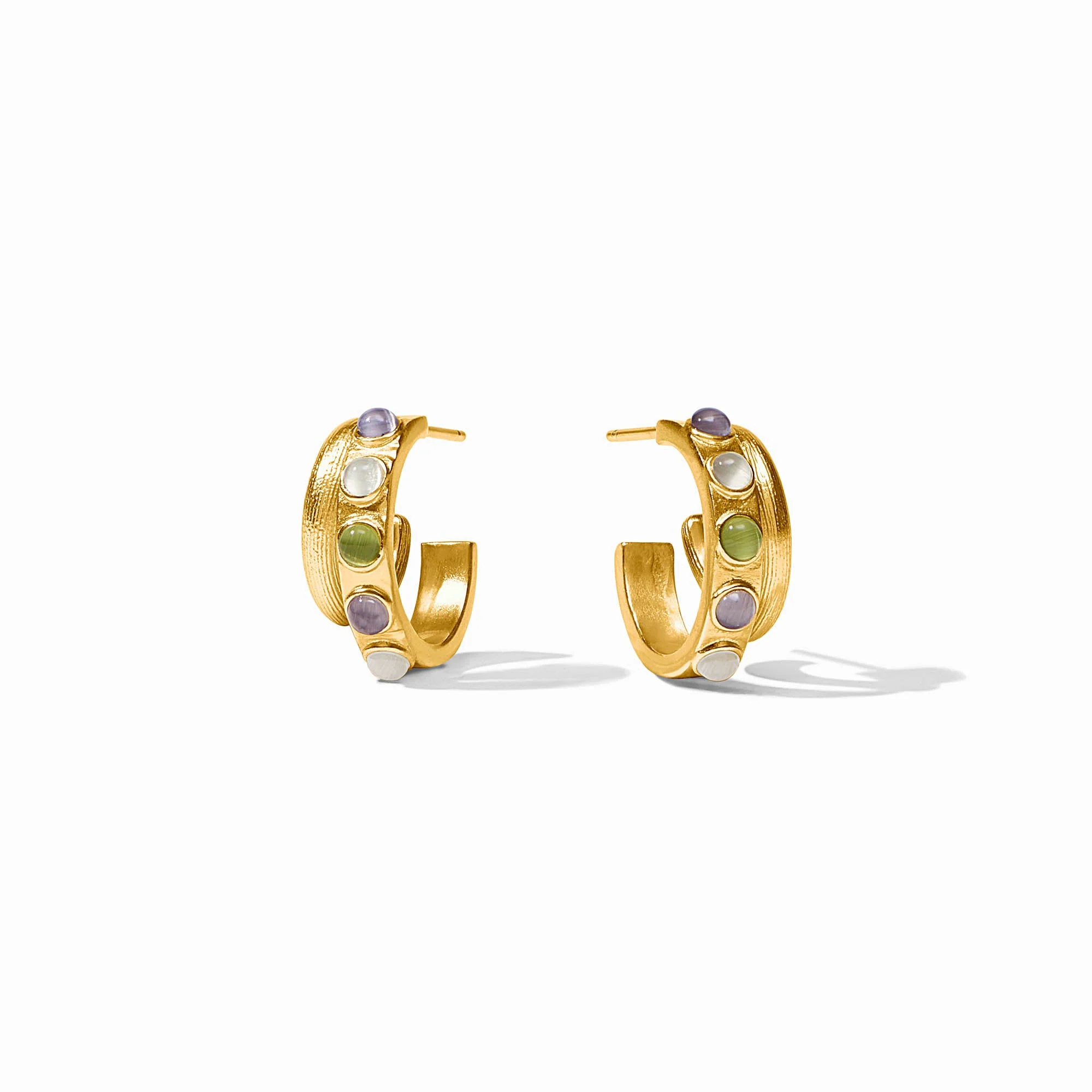 Julie Vos Cobblestone Double Hoop Earrings