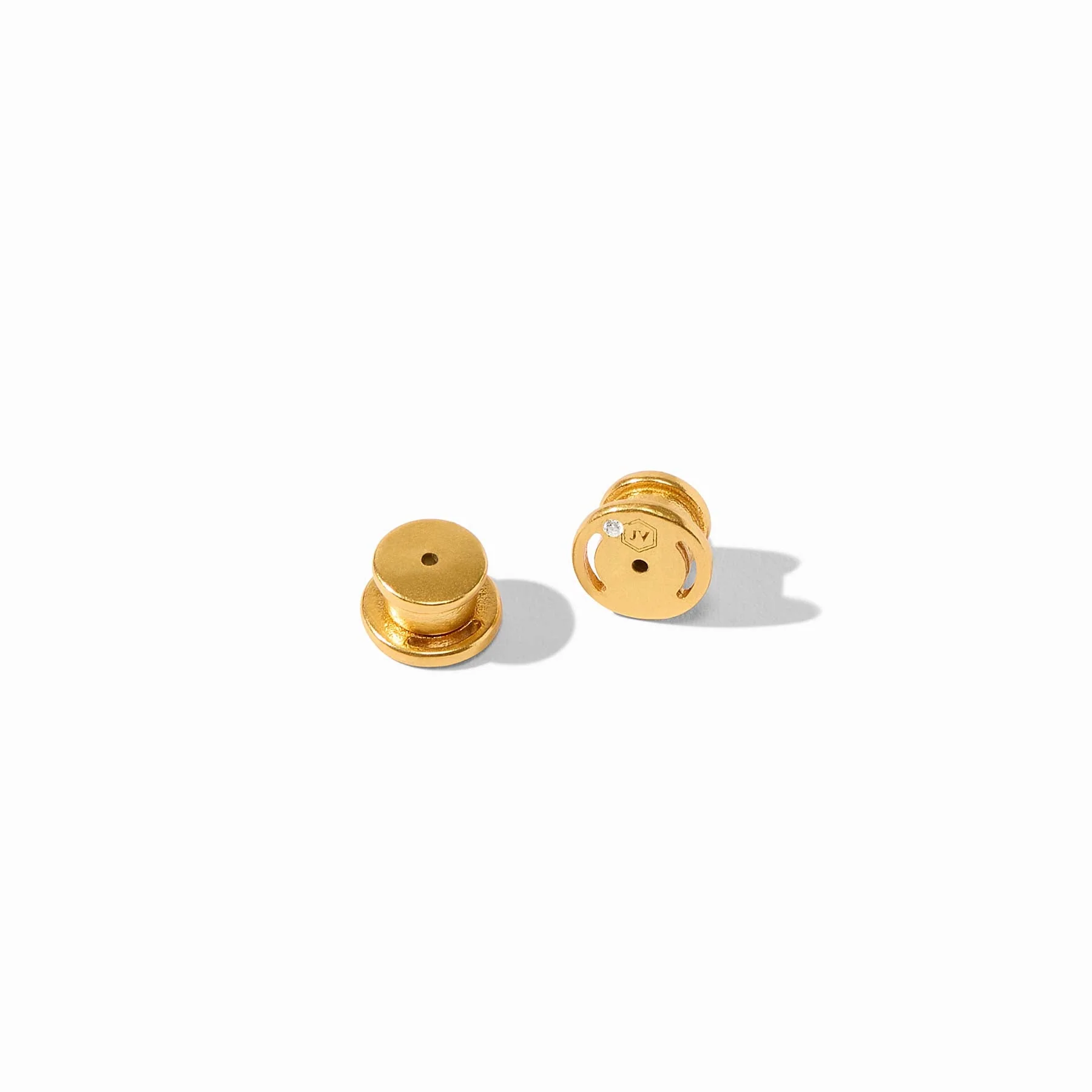Julie Vos Cobblestone Medium Gold Hoop Earrings