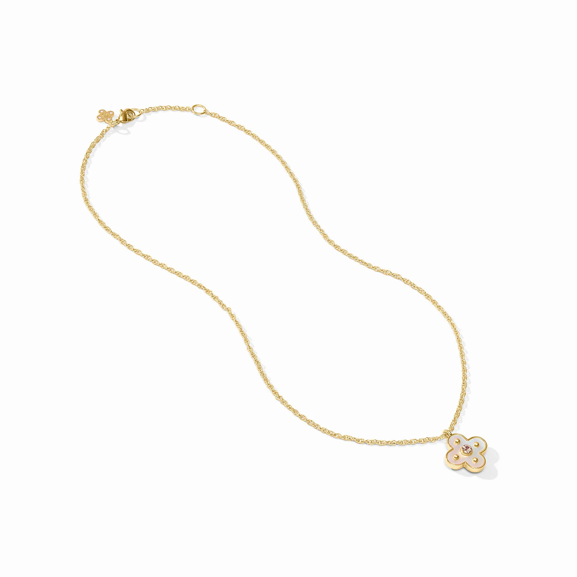 Julie Vos Colette Champagne Delicate Necklace
