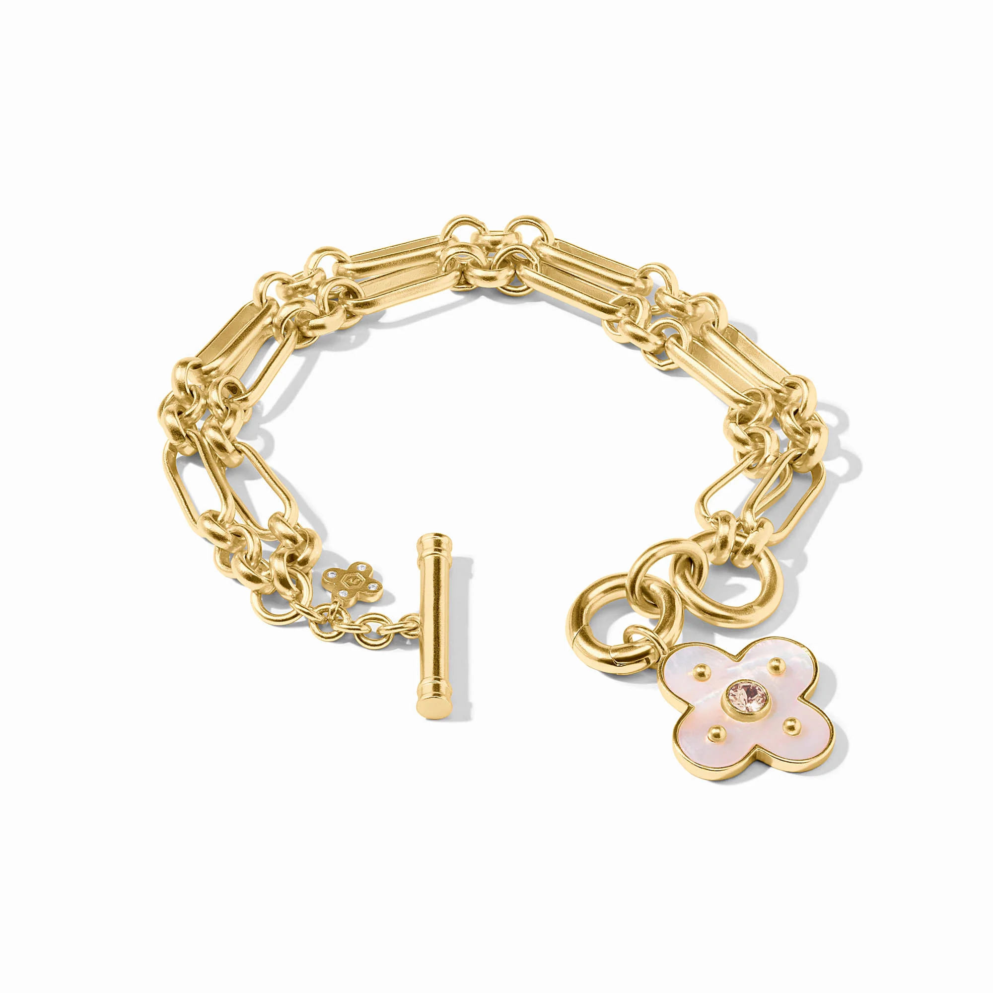Julie Vos Colette Champagne Link Bracelet