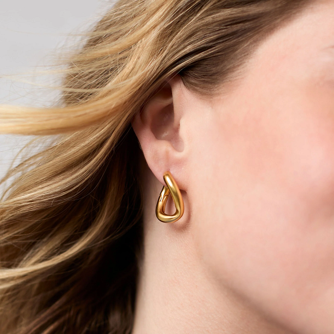 Julie Vos Dolce Gold 2-in-1 Earrings