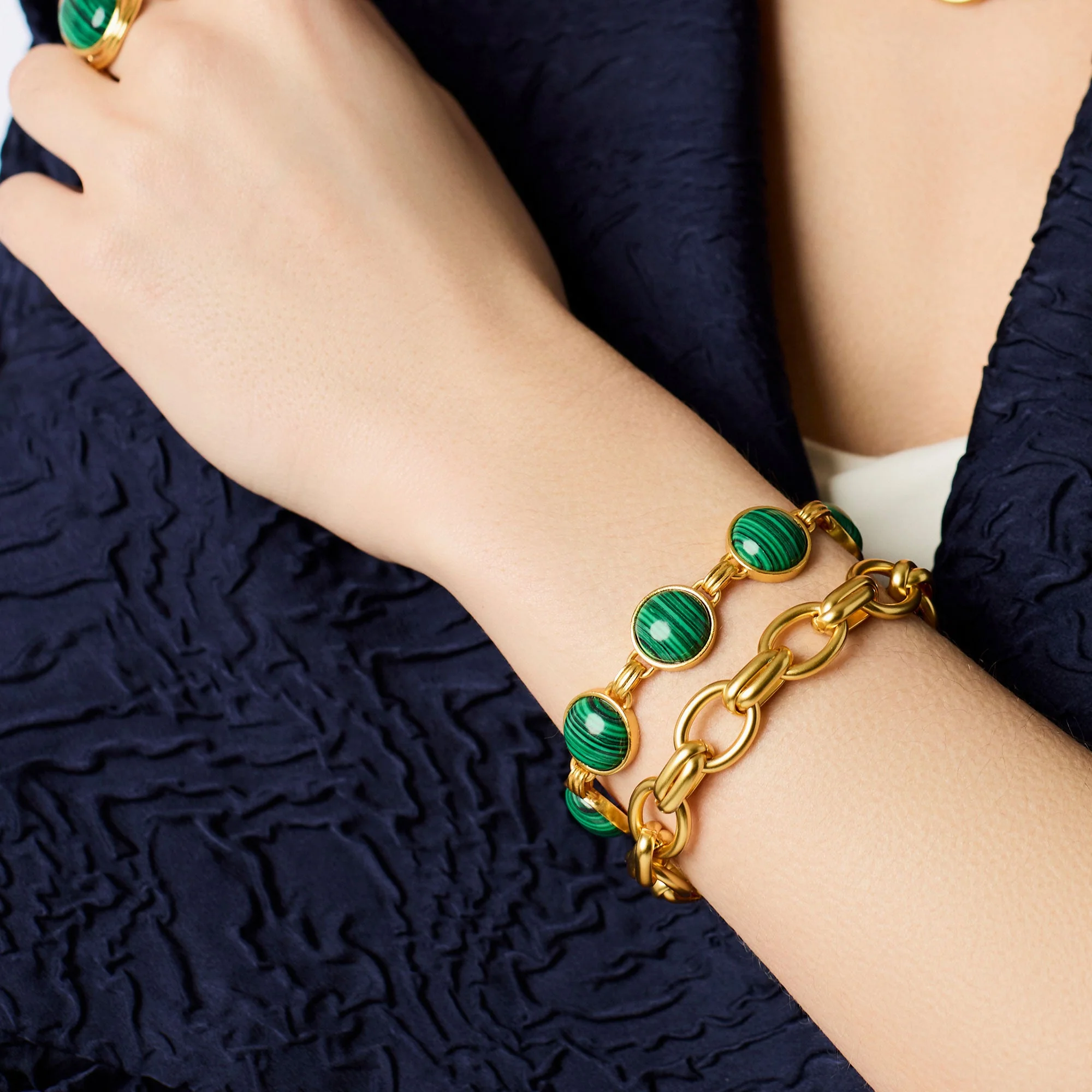 Julie Vos Essex Gold Link Bracelet