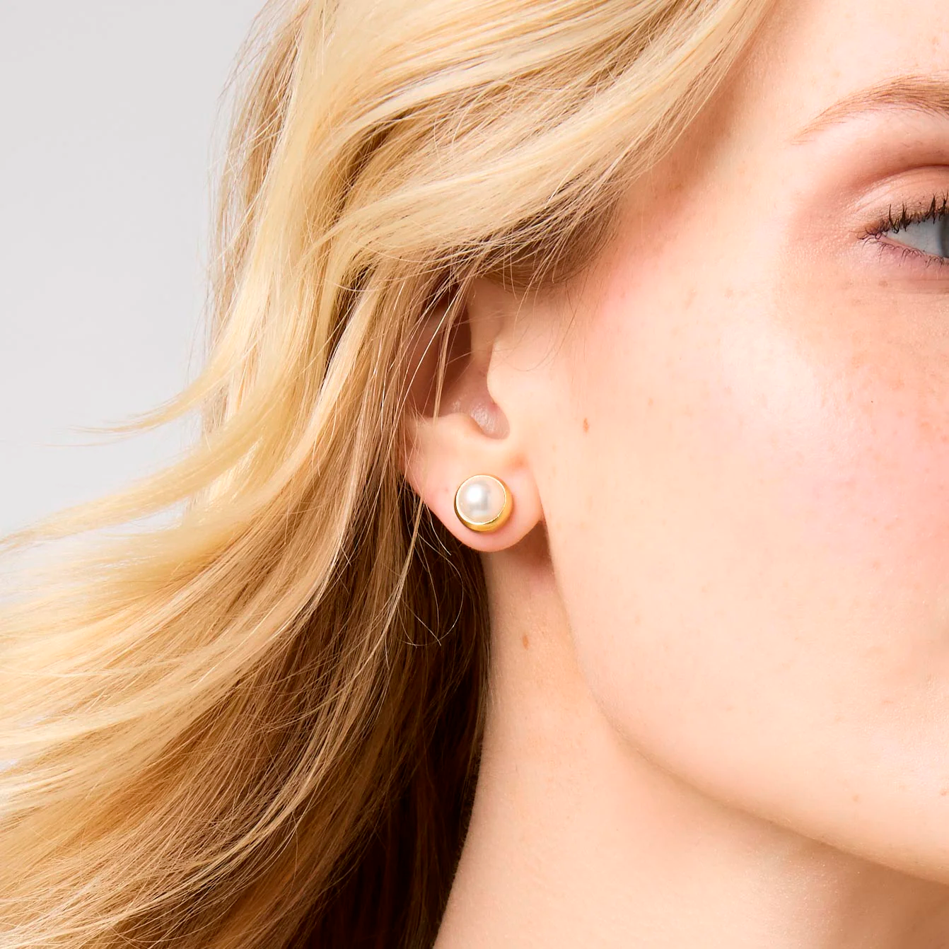 Julie Vos Kaleidoscope Jacket Earrings in Iridescent Clear Crystal