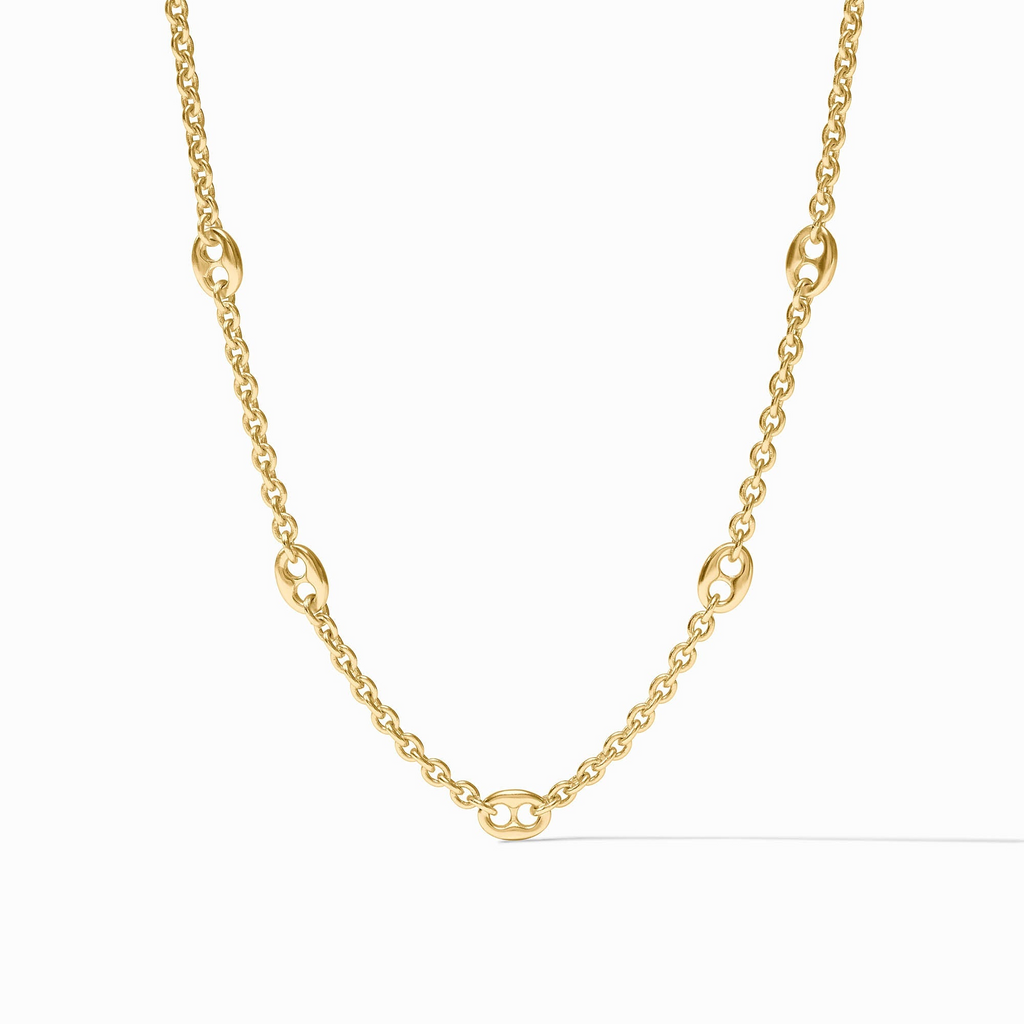 Julie Vos Laguna Delicate Station Necklace Gold