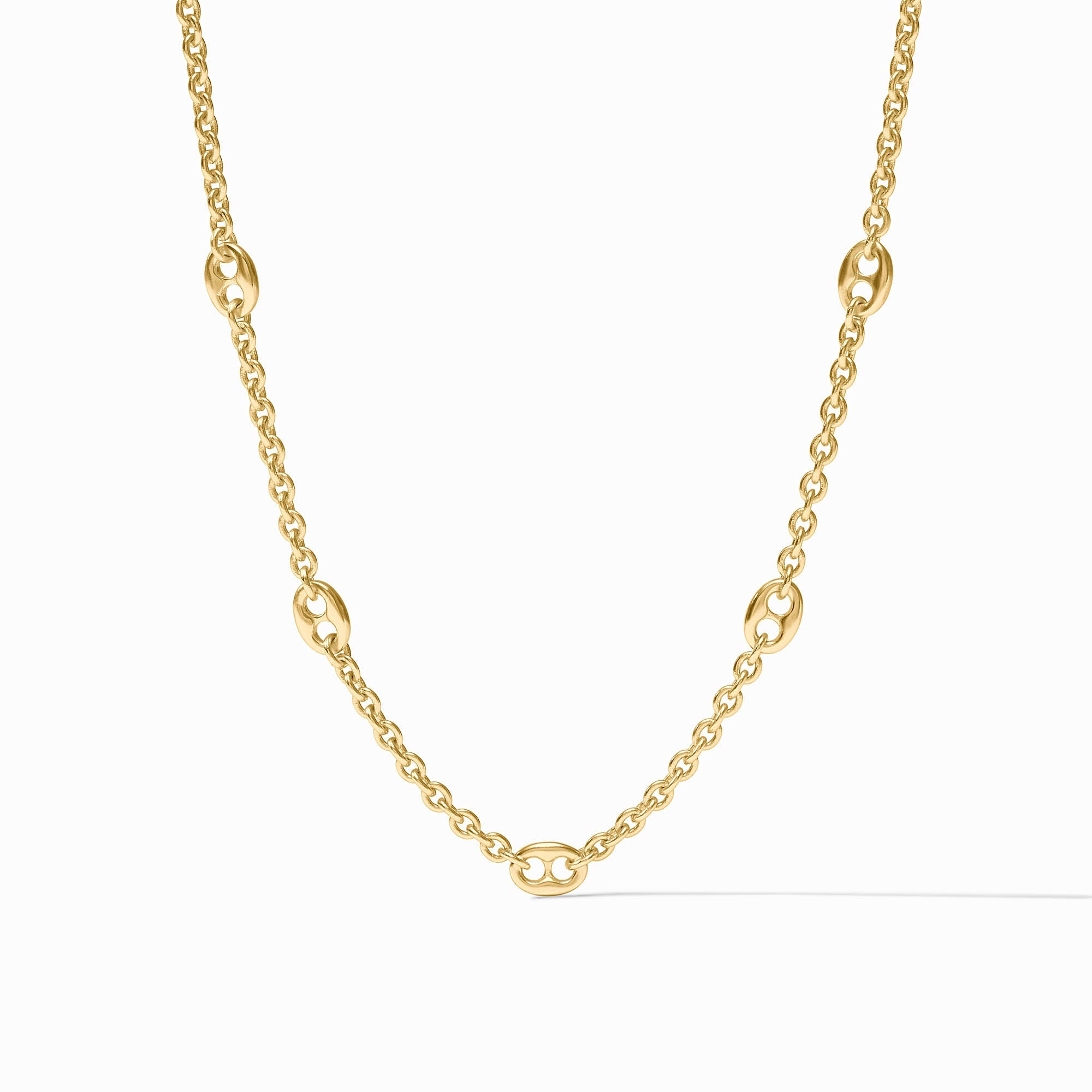 Julie Vos Laguna Delicate Station Necklace Gold