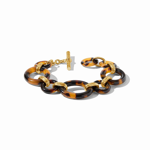 Julie Vos Madison Tortoiseshell Link Bracelet