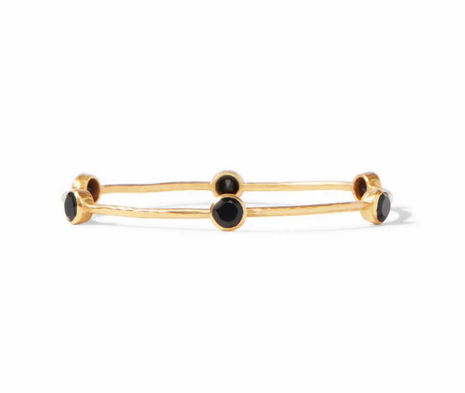 Julie Vos Milano Obsidian Black Bangle