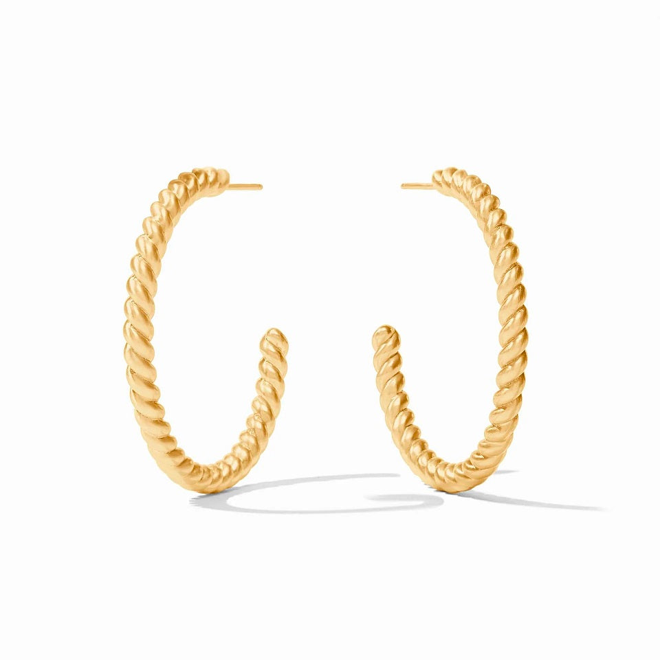 Julie Vos Nassau Large Gold Hoop Earrings