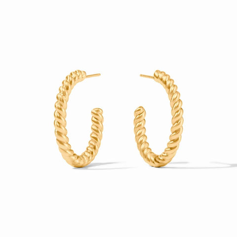 Julie Vos Nassau Medium Gold Hoop Earrings
