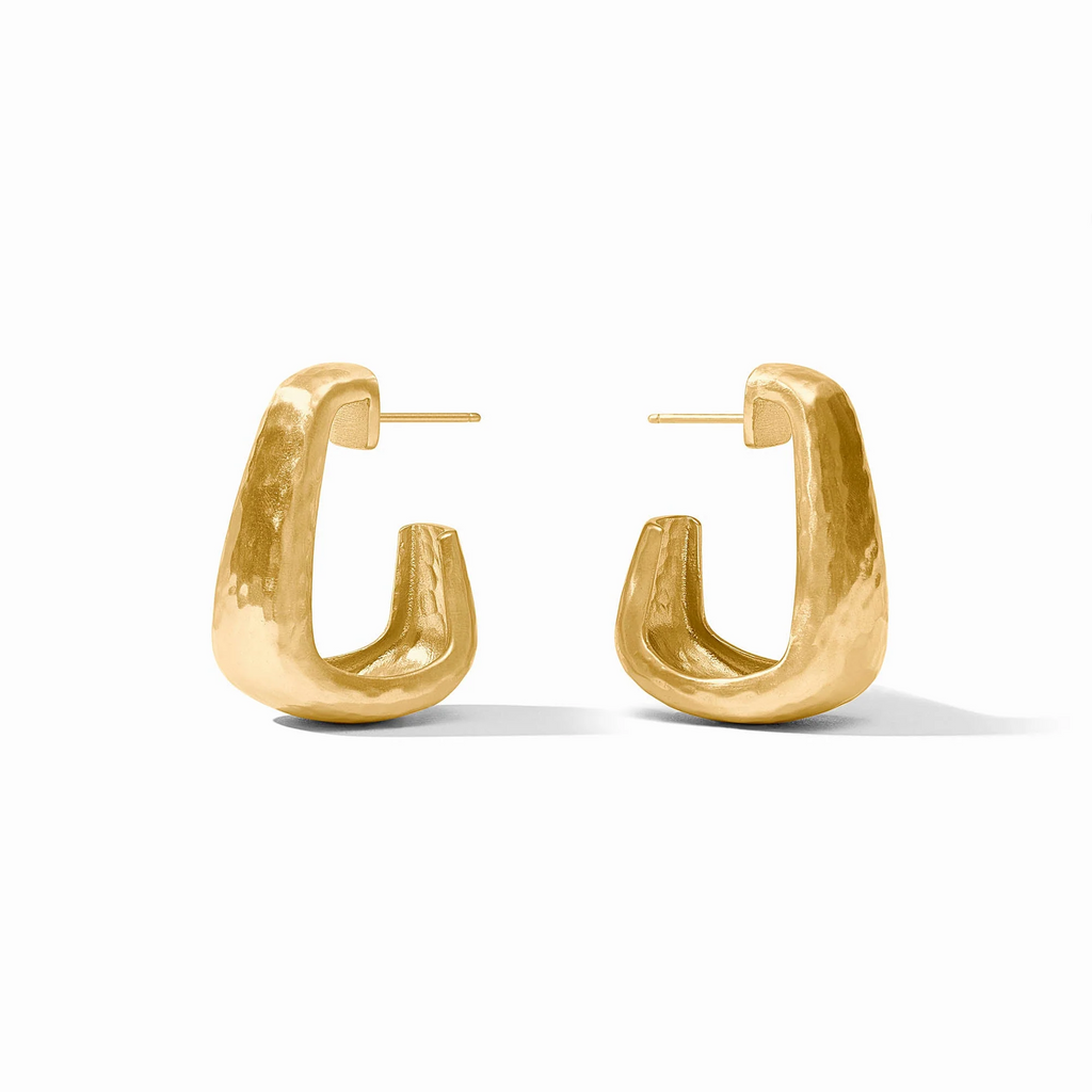 Sahara Medium Gold Hoop Earring