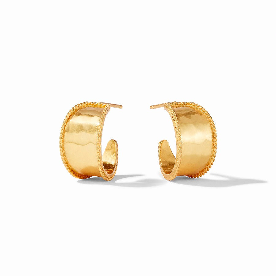 Julie Vos Savoy Gold Hoop Earrings