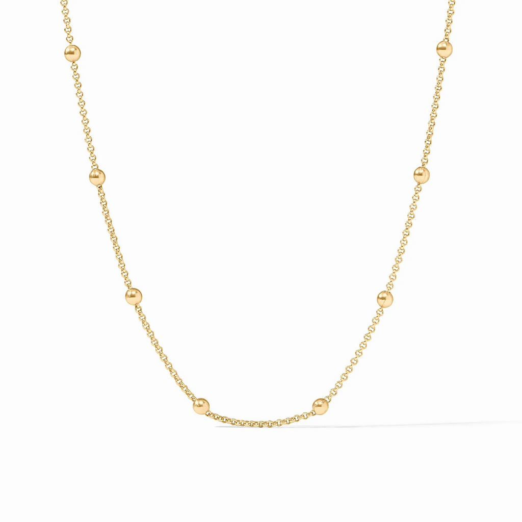 Julie Vos Solara Gold Delicate Station Necklace