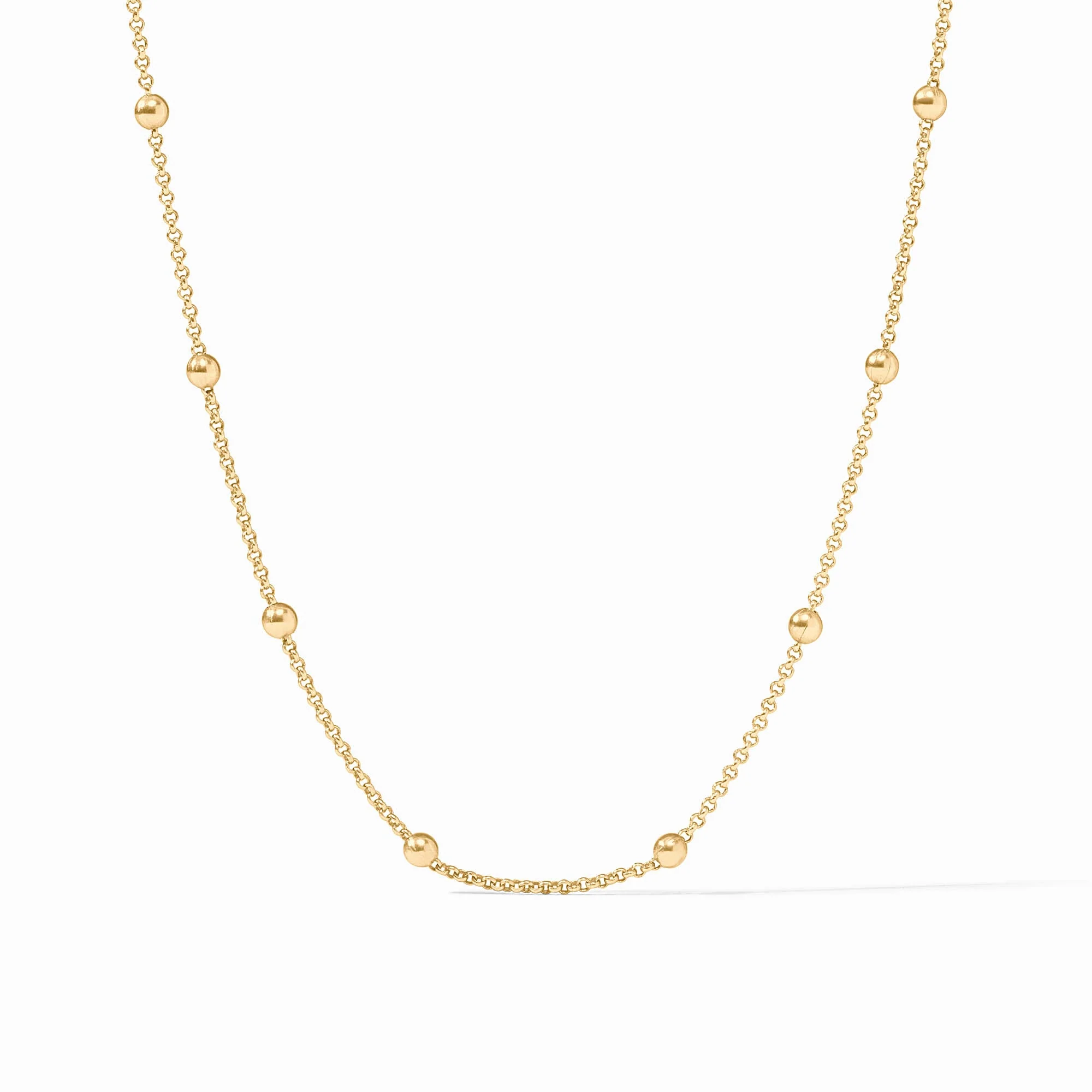 Julie Vos Solara Gold Delicate Station Necklace