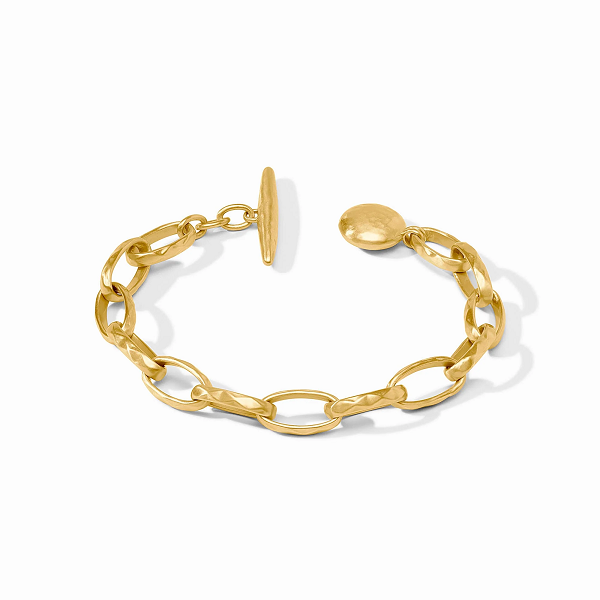 Julie Vos Solara Gold Link Bracelet