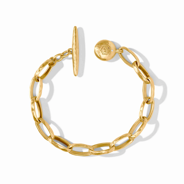 Julie Vos Solara Gold Link Bracelet