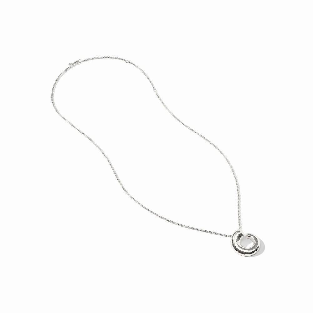 Julie Vos Solara Silver Spiral Pendant