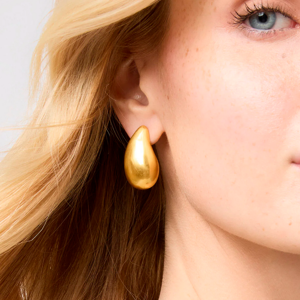Wave Drop Earring / Small