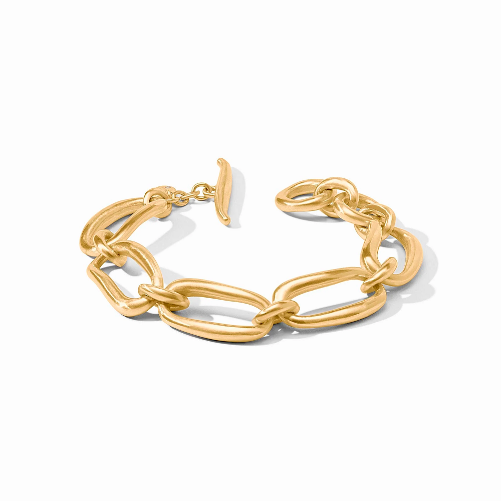 Julie Vos Wave Link Gold Bracelet