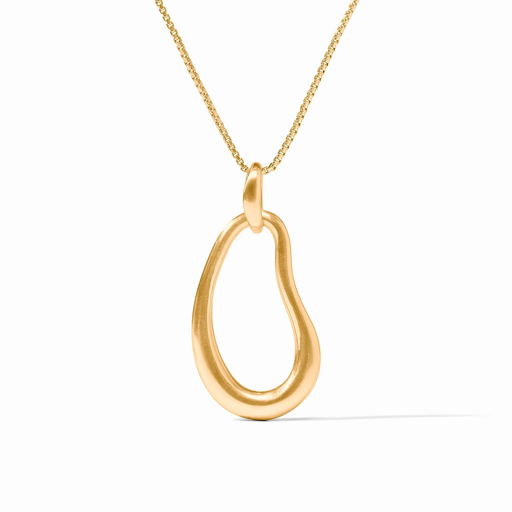 Julie Vos Wave Pendant Necklace