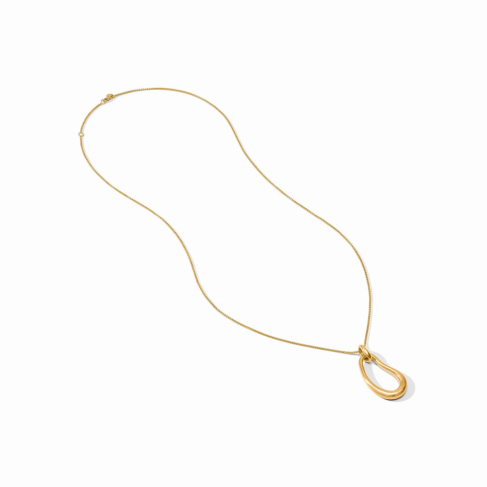 Julie Vos Wave Pendant Necklace
