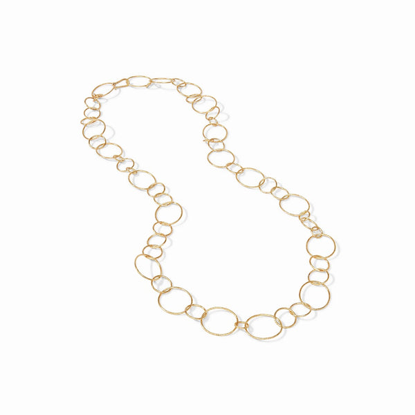 Colette Gold Textured Chain Link Necklace