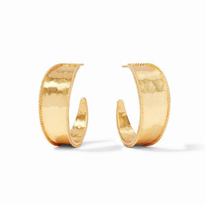 Savoy Small Gold Hoop Earrings