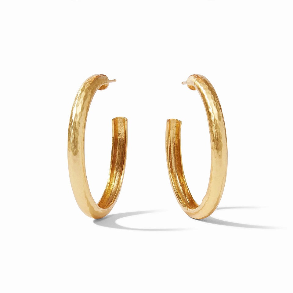 Havanna Large Gold Hoop Earrings