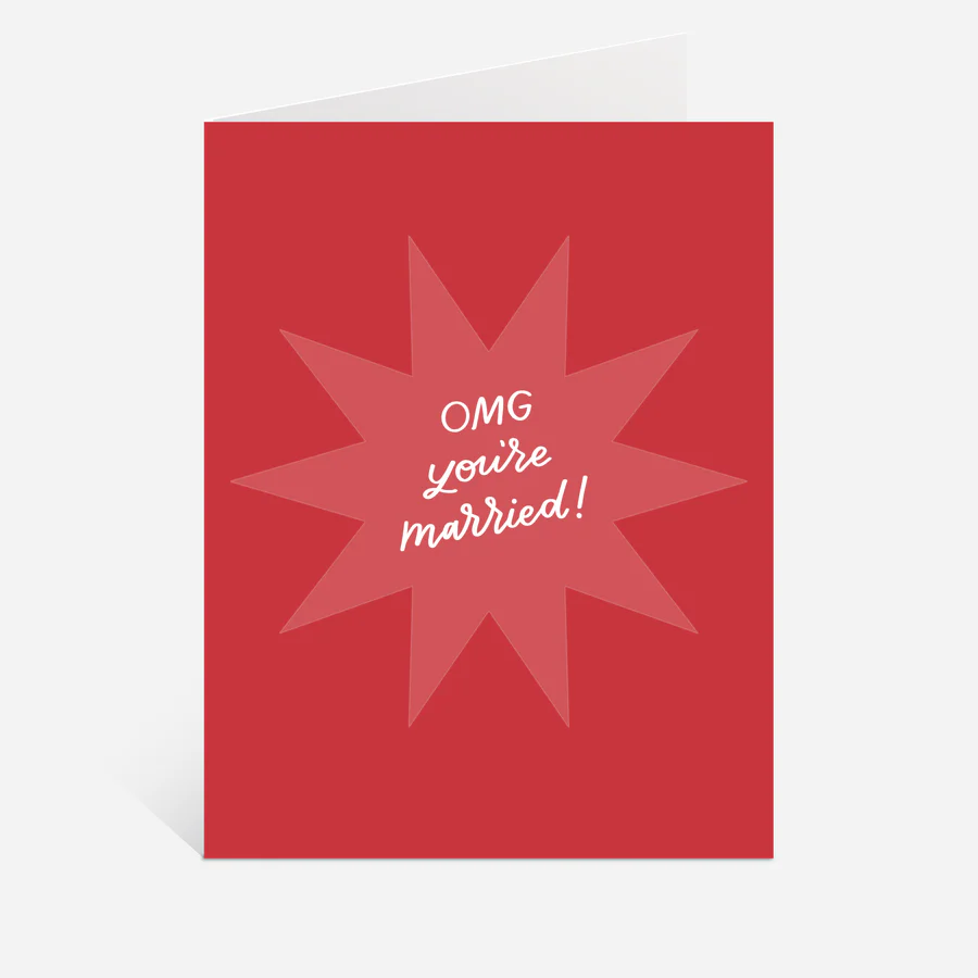 OMG You're Married Card