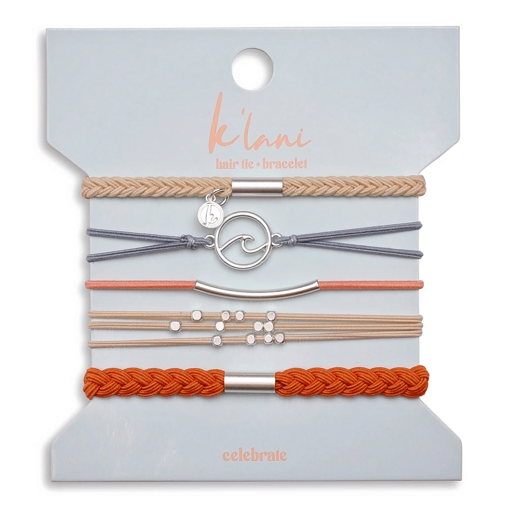 K'Lani's Hair Tie Bracelet sets Celebrate