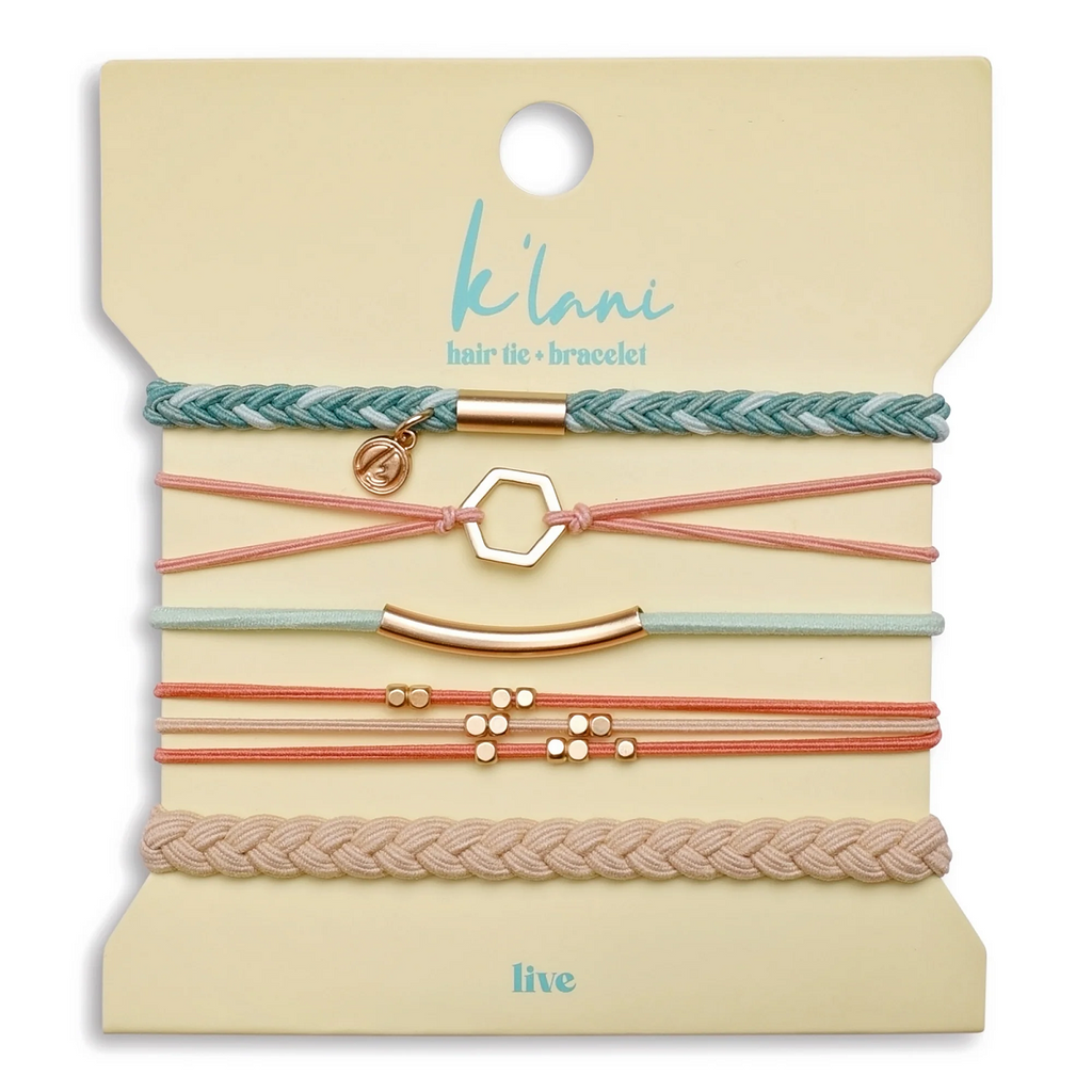 K'Lani's Hair Tie Bracelet sets Live