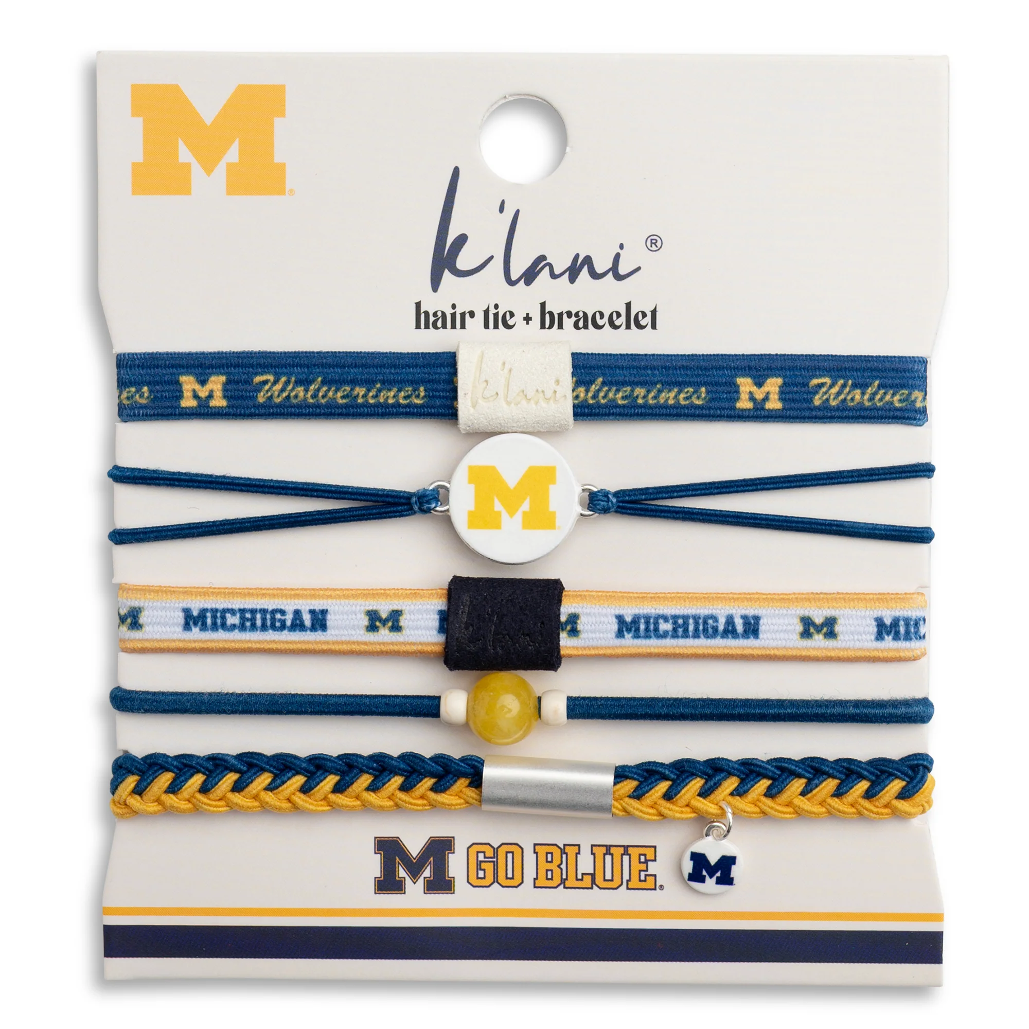 U-M Hair Tie Bracelets