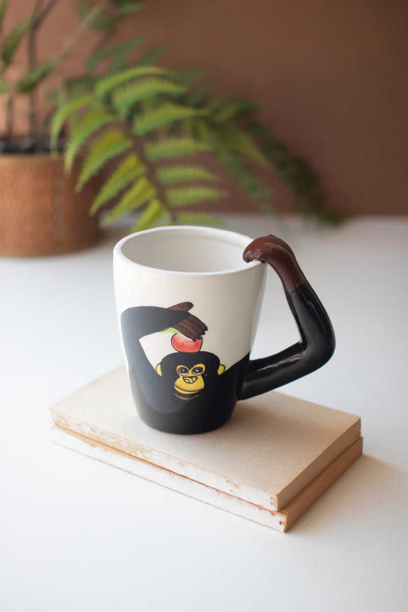 Ceramic Monkey Mug